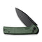 CIVIVI Conspirator Flipper And Button Lock Knife Micarta Handle (3.48" Nitro-V Blade) C21006-2