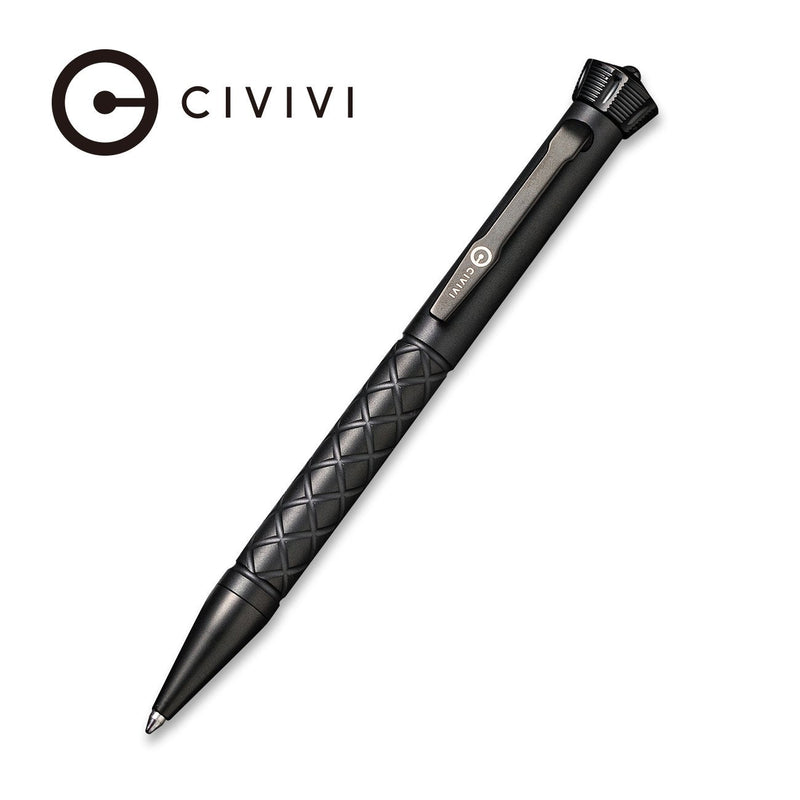 CIVIVI Coronet Titanium Tactical Pen with A Spinner Bearing On Top CP-02B