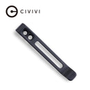 CIVIVI Deep Carry Pocket Clip for EDC Knife with Recessed Screw Hole, NOT Screws Included CA-05A