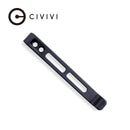 CIVIVI Deep Carry Pocket Clip for EDC Knife with Recessed Screw Hole, NOT Screws Included CA-06A