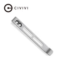 CIVIVI Deep Carry Pocket Clip for EDC Knife with Recessed Screw Hole, NOT Screws Included CA-06B