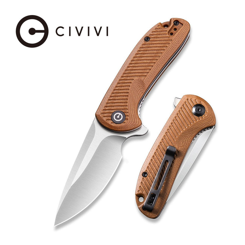 CIVIVI Durus Flipper Knife G10 Handle (3" D2 Blade) C906B