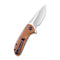 CIVIVI Durus Flipper Knife G10 Handle (3" D2 Blade) C906B