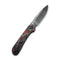 CIVIVI Elementum Button Lock Knife Carbon Fiber Handle (3.47" Damascus Blade) C2103DS-2