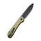 CIVIVI Elementum Button Lock Knife Micarta Handle (3.47" 14C28N Blade) C2103B