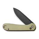 CIVIVI Elementum Button Lock Knife Micarta Handle (3.47" 14C28N Blade) C2103B