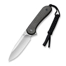 CIVIVI Elementum Fixed Blade Knife Micarta Handle (3.98" D2 Blade) C2105B