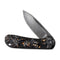 CIVIVI Elementum Flipper Knife Carbon Fiber Handle (2.96" Damascus Blade) C907C-DS3
