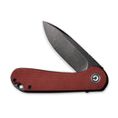 CIVIVI Elementum Flipper Knife G10 Handle (2.96" D2 Blade) C907A-1
