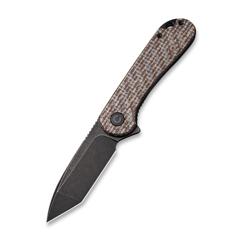 CIVIVI Elementum Flipper Knife Micarta Handle (2.96" D2 Blade) C907T-D