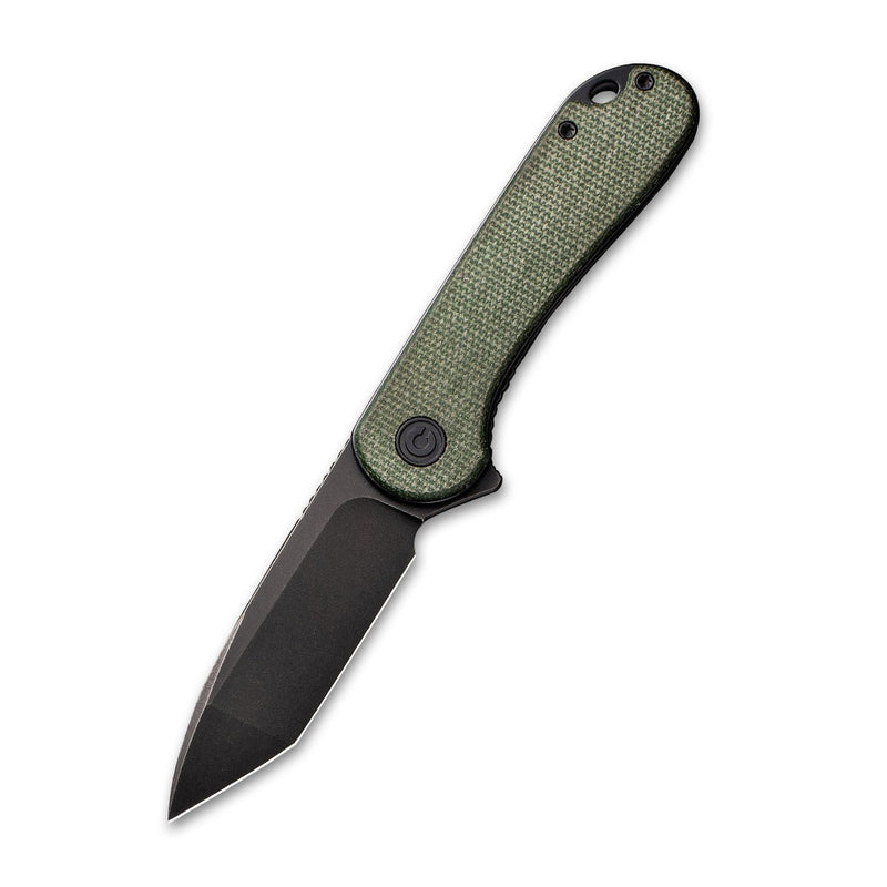 CIVIVI Elementum Flipper Knife Micarta Handle (2.96" D2 Blade) C907T-E