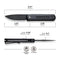 CIVIVI Foldis Slip Joint with Top Flipper Knife G10 Handle (2.67" Nitro-V Blade) C21044-3