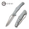 CIVIVI Fracture Slip Joint Knife G10 Handle (3.35" 8Cr14MoV Drop Point Blade) C2009B