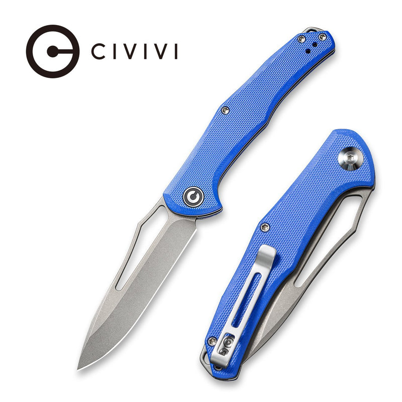 CIVIVI Fracture Slip Joint Knife G10 Handle (3.35" 8Cr14MoV Drop Point Blade) C2009D