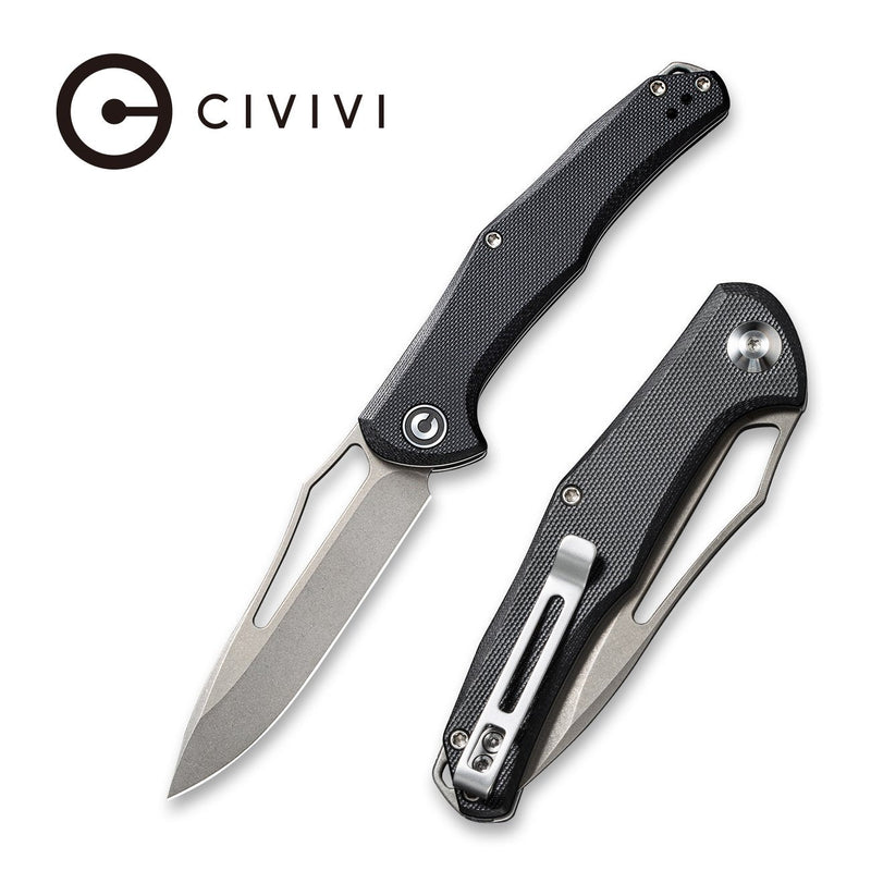 CIVIVI Fracture Slip Joint Knife G10 Handle (3.35" 8Cr14MoV Drop Point Blade) C2009E