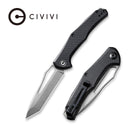 CIVIVI Fracture Slip Joint Knife G10 Handle (3.35" 8Cr14MoV Tanto Blade) C2008E