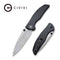 CIVIVI Governor Thumb Stud Knife G10 Handle (3.86" Damascus Blade) C911DS
