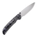 CIVIVI Imperium Front Flipper And Thumb Stud Knife Carbon Fiber And Resin Handle (3.47" Nitro-V Blade) C2106B