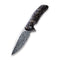 CIVIVI Incite Flipper Knife Carbon Fiber And Resin Handle (3.7" Damascus) C908DS-1
