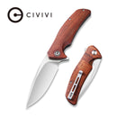 CIVIVI Incite Flipper Knife Wood Handle (3.7" D2 Blade) C908D
