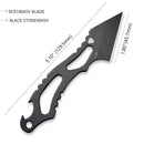 CIVIVI Kiri-EDC Fixed Blade Neck Knife With Kydex Sheath (1.80" 9Cr18MoV Blade) C2001B