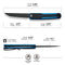 CIVIVI KwaiQ Flipper Knife Milled Blue/Black G10 Handle (2.97" Black Stonewashed Nitro-V Blade) C23015-3