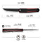 CIVIVI KwaiQ Flipper Knife Milled Burgundy/Black G10 Handle (2.97" Black Stonewashed Nitro-V Blade) C23015-1