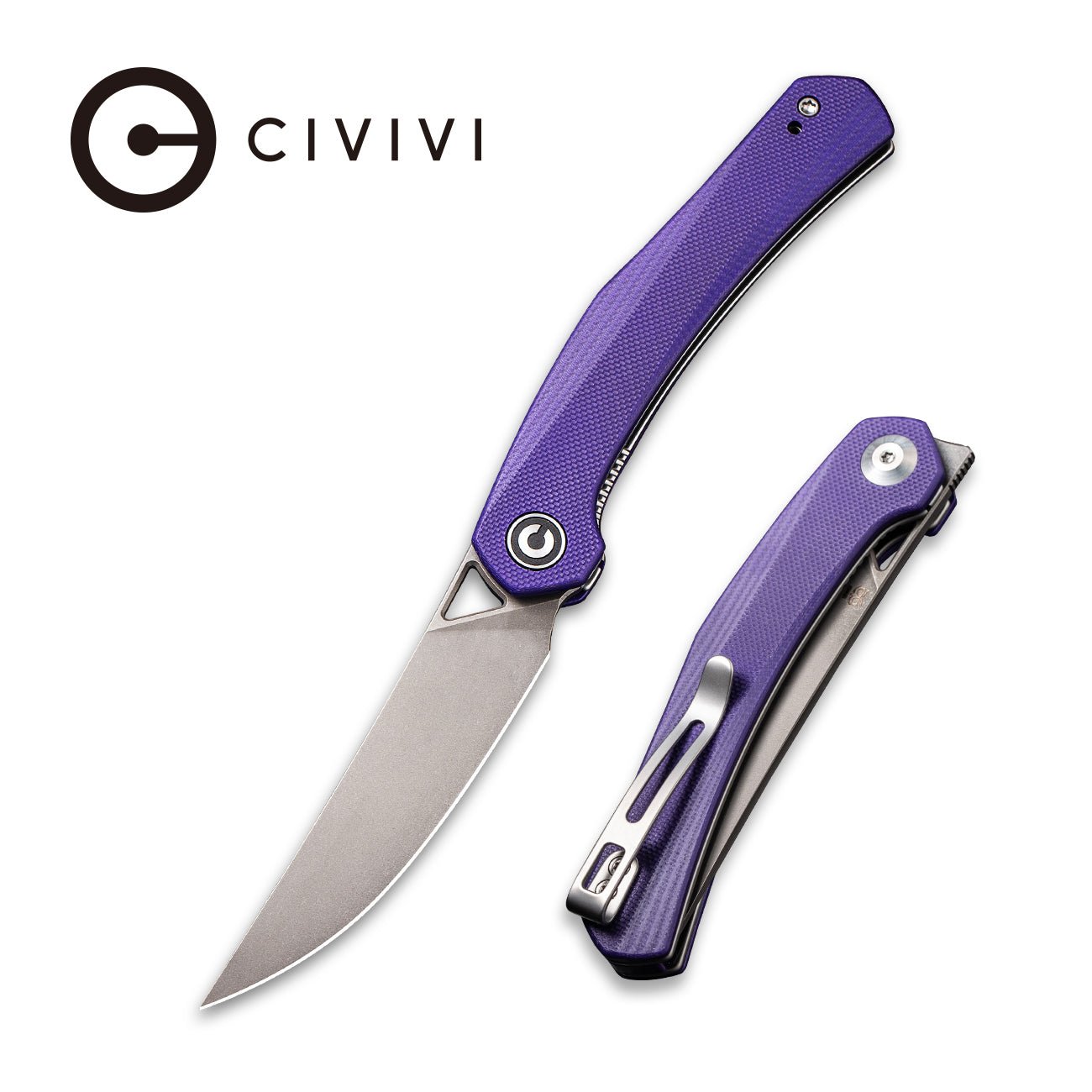 CIVIVI Lazar Front Flipper Knife G10 Handle 10Cr15CoMoV Blade