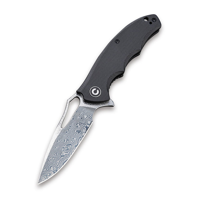 CIVIVI Little Fiend Flipper Knife G10 Handle (3.01" Damascus Blade) C910DS