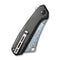 CIVIVI Mastodon Flipper Knife Carbon Fiber Overlay On G10 Handle (3.83"Damascus Blade) C2012DS-1