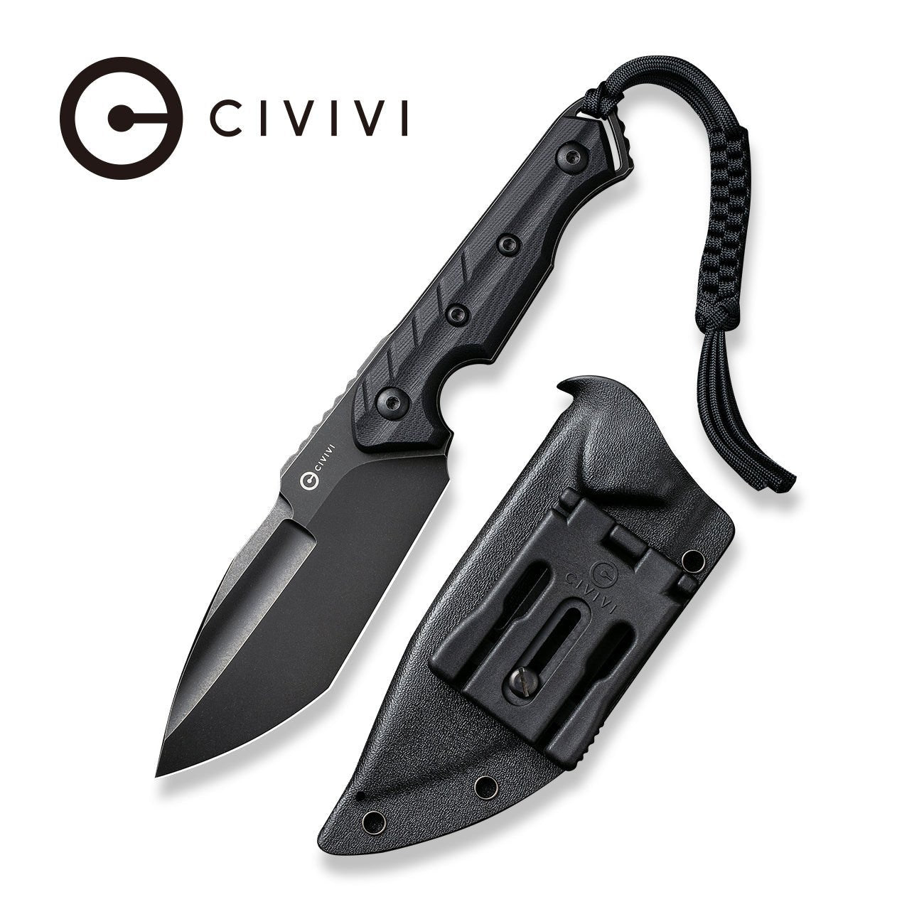 CIVIVI Maxwell Fixed Blade Knife G10 Handle D2 Blade