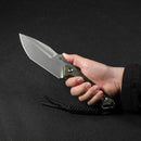 CIVIVI Maxwell Fixed Blade Knife G10 Handle (4.74" D2 Blade) C21040-2