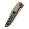 CIVIVI McKenna Front Flipper Knife Brass Handle (2.92" 154CM Blade) C905D