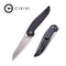 CIVIVI McKenna Front Flipper Knife G10 Handle (2.92'' Damascus Blade) C905DS