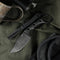 CIVIVI Midwatch Fixed Blade Knife Carbon Fiber Handle (3.39" Damascus Blade) C20059B-DS1