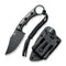 CIVIVI Midwatch Fixed Blade Knife Micarta Handle (3.39" N690 Blade) C20059B-1