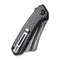 CIVIVI Mini Bullmastiff Flipper Knife Carbon Fiber Overlay On G10 Handle (2.97" Damascus Blade) C2004DS-1