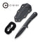 CIVIVI Mini Elementum Fixed Blade Knife Black G10 Handle (2.24" Black Nitro-V Blade) C23010-1