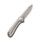 CIVIVI Mini Elementum Flipper Knife Copper Handle (1.83" 14C28N Blade) C18062Q-2