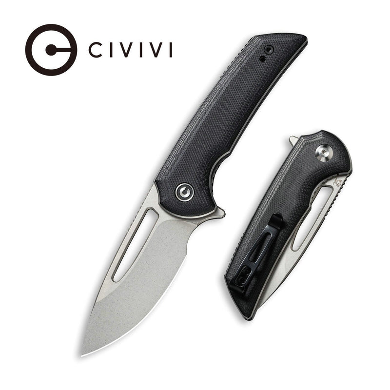 CIVIVI Odium Flipper Knife G10 Handle (2.65" D2 Blade) C2010D