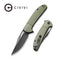 CIVIVI Ortis Flipper Knife Fiber-Glass Reinforced Nylon Handle (3.25" 9Cr18MoV Blade) C2013C