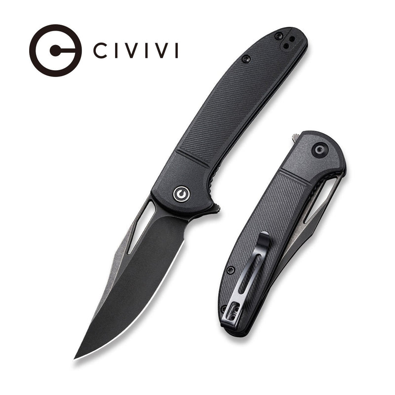 CIVIVI Ortis Flipper Knife Fiber-Glass Reinforced Nylon Handle (3.25" 9Cr18MoV Blade) C2013D