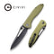 CIVIVI Picaro Thumb Stud Knife G10 Handle (3.94" D2 Blade) C916A