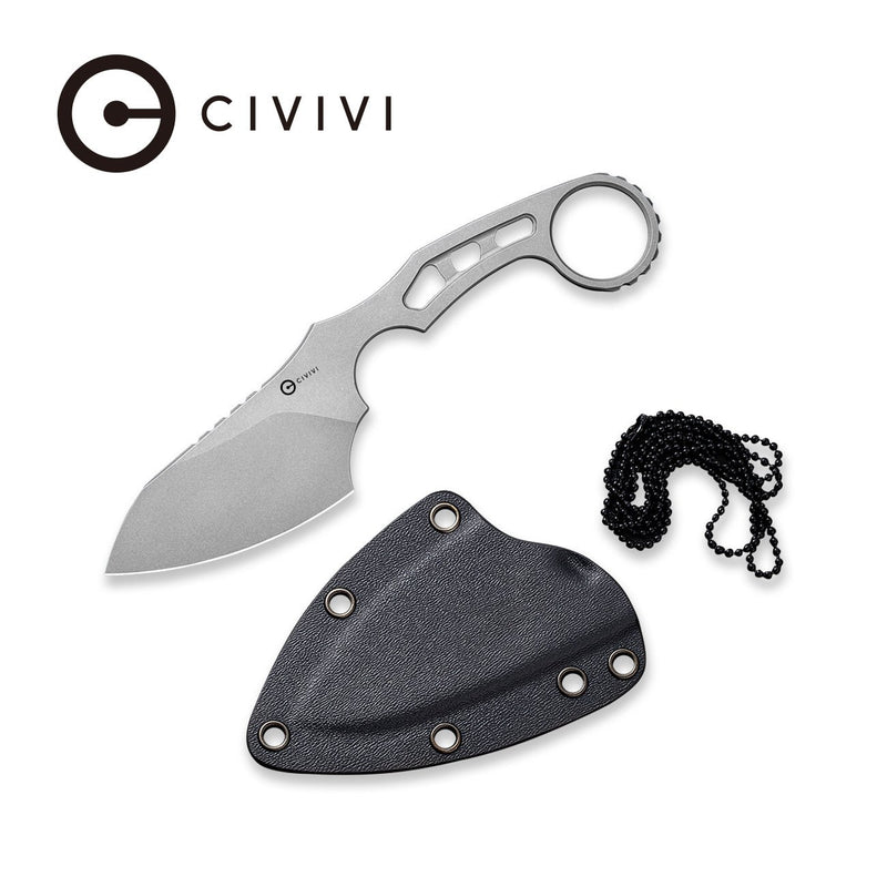 CIVIVI Planck Fixed Blade Knife (2.87" D2 Blade) C2022A