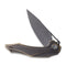 CIVIVI Plethiros Flipper Knife Brass Handle (3.45" Damascus Blade) C904DS-3