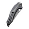 CIVIVI Plethiros Flipper Knife Carbon Fiber Overlay On G10 Handle (3.45" Damascus Blade) C904DS-4