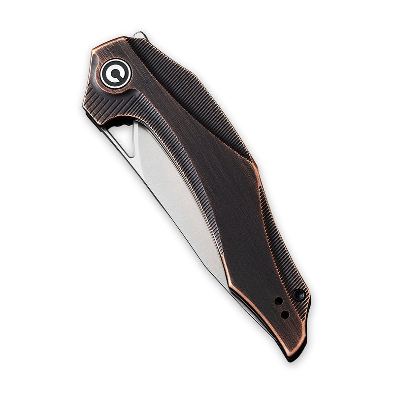 CIVIVI Plethiros Flipper Knife Copper Handle (3.45" 154CM Blade) C904D