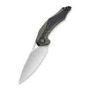 CIVIVI Plethiros Flipper Knife G10 Handle With Carbon Fiber Overlay (3.45" D2 Blade) C904B