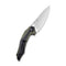 CIVIVI Plethiros Flipper Knife G10 Handle With Carbon Fiber Overlay (3.45" D2 Blade) C904B