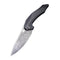 CIVIVI Plethiros Flipper Knife G10 Handle With Carbon Fiber Overlay (3.45" Damascus Blade) C904DS